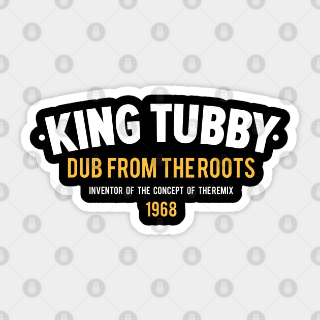 King Tubby: The Dub Maestro Sticker by Boogosh